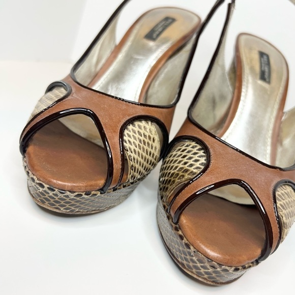 Dolce & Gabbana Leather Slingback Pumps, Size 38.5 - Picture 4 of 9